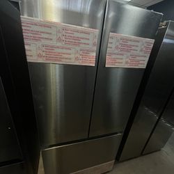 Samsung 33” French Door Refrigerator With Water And Ice 