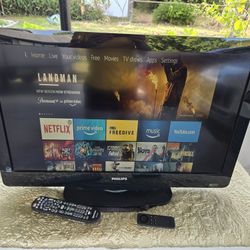 32" PHILIPS TV WITH AMAZON FIRESTICK 