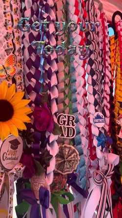 Graduation leis. All ready for pick up