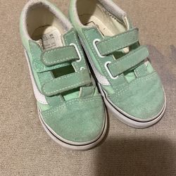 Mint Color Vans Size 9C