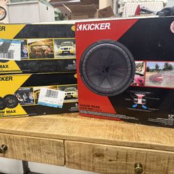 Kicker car speakers & Subwoofer (BRAND NEW IN BOX)