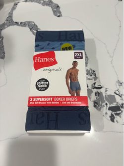 Hanes boxer briefs 3 pieces 2xl new