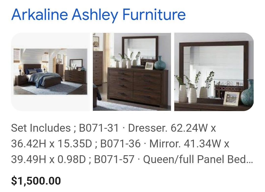 Ashley Furniture Arkaline Bedroom Set