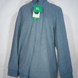 Hi-Tec Tec Fleece Jacket Blue Women’s XL NWT Full Zip Super Cozy Outdoor Layer