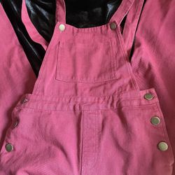 Burgandy Overalls Women’s