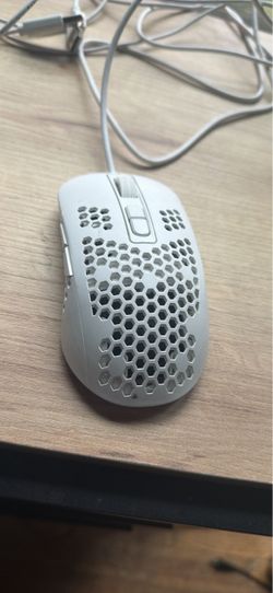White Honeycomb Wired Gaming Mouse