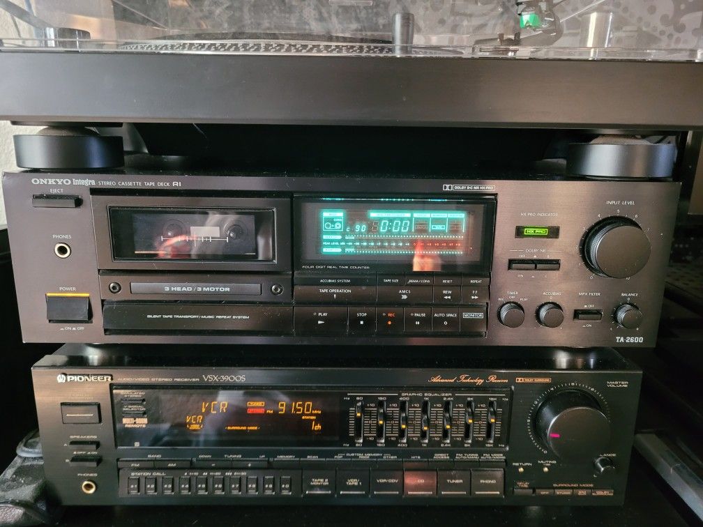 3 Head Tape Deck- Onkyo TA-2600