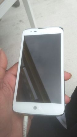 LG White K7 Smartphone Andriod