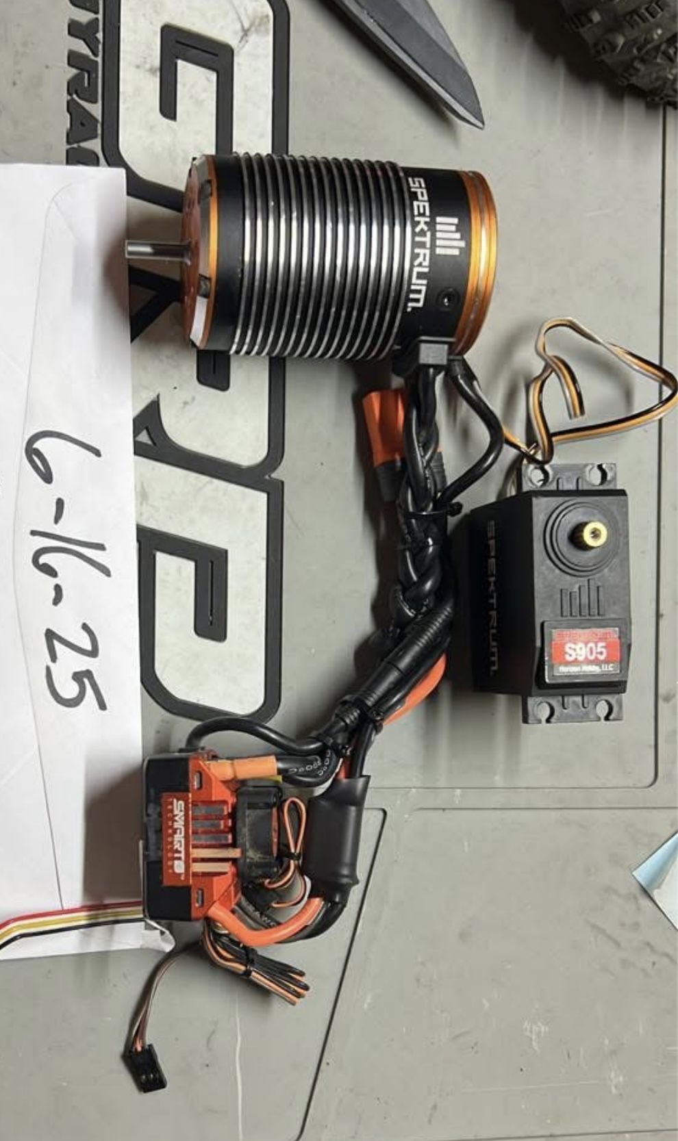 Scx6 Motor,esc, And Servo