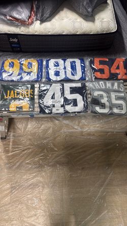 6 Signed NFL Football Jerseys 3 Baseball Jerseys Authentic Autographed