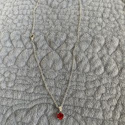 Women’s Red Stone Necklace New 