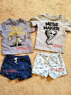 Boys shorts 18-24m/12-18m