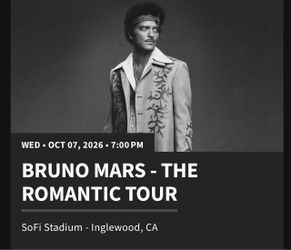 Bruno Mars Tickets