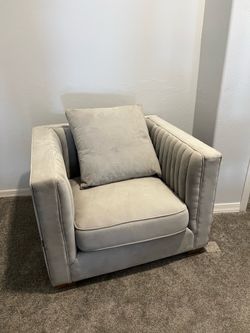 Mid Century Modern Grey Chairs