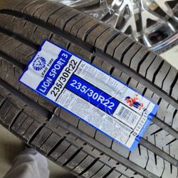 New Tires Set 235/30/22 