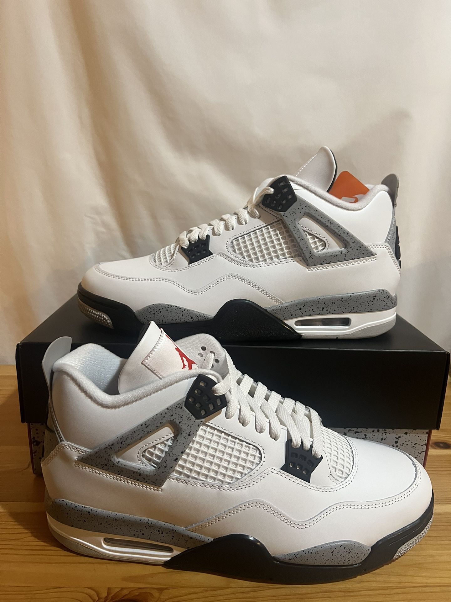 Jordan 4 Retro White Cement (2025) FV5029-100 Men’s Size 12M / 13.5W Brand New DS $290 Meet Up In Irving No Trades @hdzkicks_