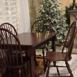 Wooden Table And Chairs 