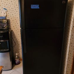 Black Kenmore Refrigerator 