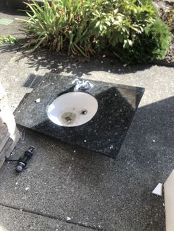 Granite sink