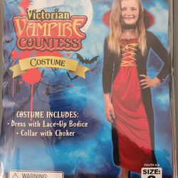 Vampire Costume  Kids Size S