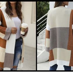 Color Block Cardigan 