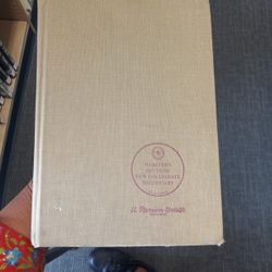 VINTAGE WEBSTER'S SEVENTH NEW COLLEGIATE DICTIONARY COPYRIGHT 1969