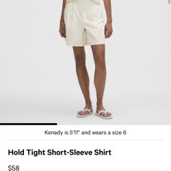 Lululemon Short-Sleeve Shirt