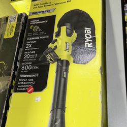 Ryobi 40 volt HP Jet Fan Blower/Vacuum Kit $400 