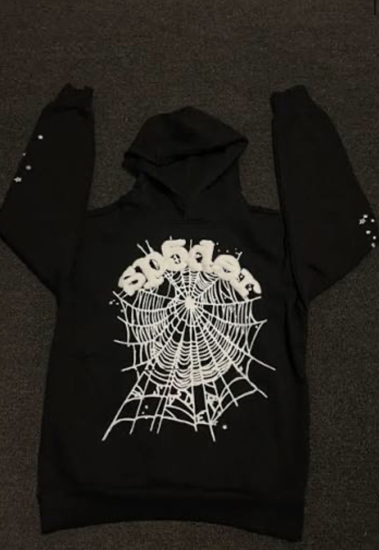 Black And White Hoodie Spider