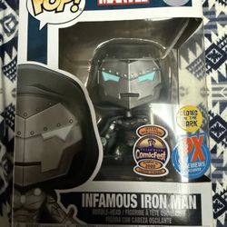 Infamous iron man Funko pop in good condition