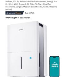 Midea 4,500sqft Dehumidifier 