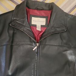Heavy Authentic Leather Jacket Size S