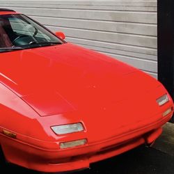 1990 Mazda RX7 Red Hood