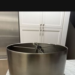 Restoration Hardware Antique Metal Drum Lamp chandelier