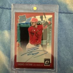 Hot 🔥Optic Shohei Ohtani Auto RC 
