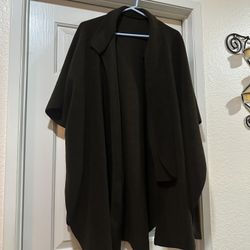 Ladys Brown Poncho