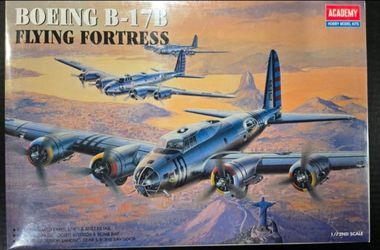 1991 Academy Minicraft Boeing B-17B Flying Fortress Model Kit #2106 

1/72nd Scale
