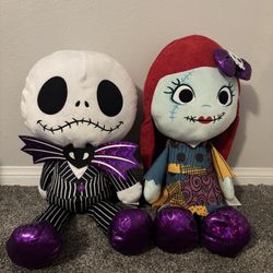 Jack And sally Plushies Nightmare Before Christmas