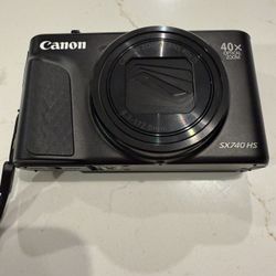 🌟 Canon PowerShot SX740 HS 20.3MP 40x Optical Zoom Wi-Fi Digital Camera Black 🌟Trades Welcome 
