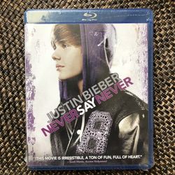 Justin Bieber Never Say Never Blu-ray Disc 
