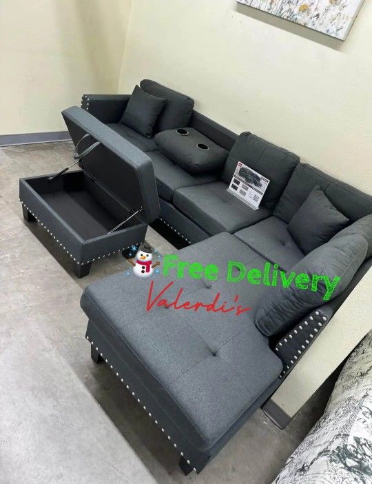 Sectional Sofa Free Delivery ( Local Areas)