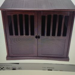 Wooden Dog Crate / End Table Large