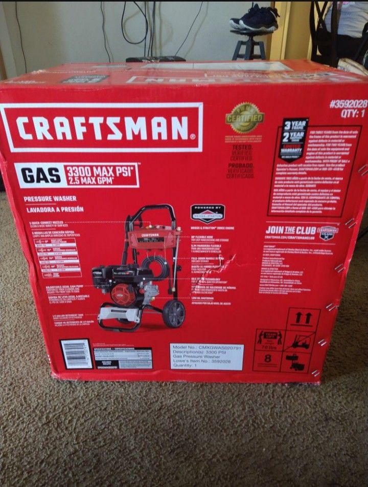 Craftsman Pressure Washer