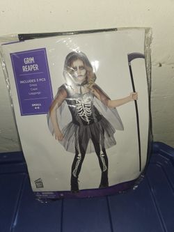 Girls Grim Reaper Costume 