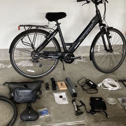 Electric Bike With A Bunch Of Accessories