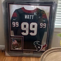 Texans signed Jersey- JJ WATT