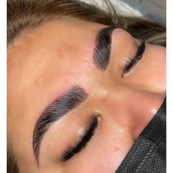 Brow Lamination And Henna