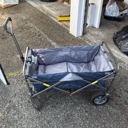 collapsible rolling cart, very clean