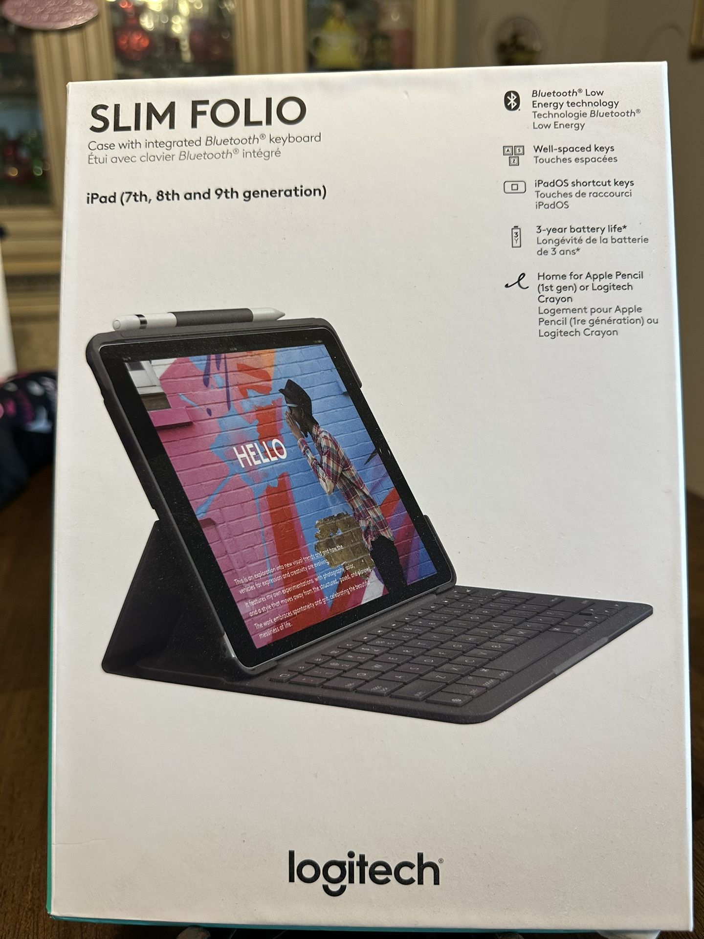 Logitech Slim Folio iPad Keyboard And Case