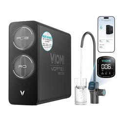 VIOMI V6 PRO 600GPD Under-Sink Reverse Osmosis Water Filtration System
9-Stage RO Filter, Tankless, NSF/ANSI 42, 53, 58, & 372 Certified, 3:1 Pure-to-